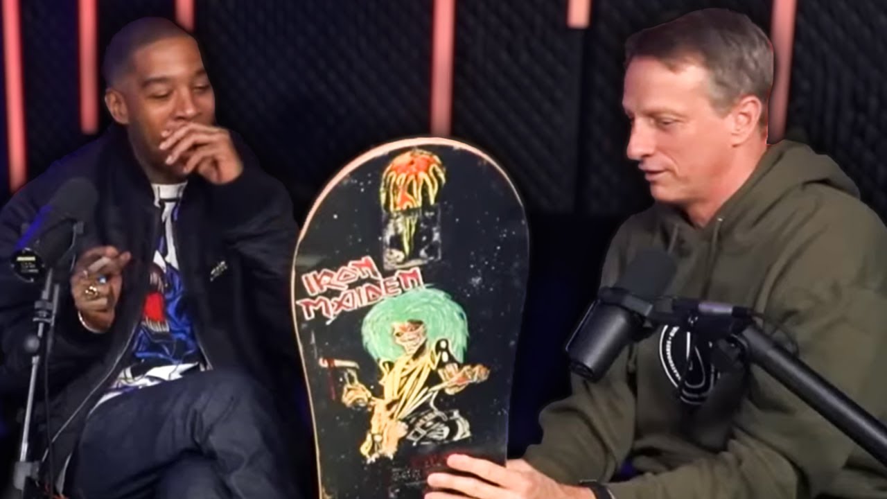 Tony Hawk Gifts Kid Cudi, Kurt Cobain's Skateboard