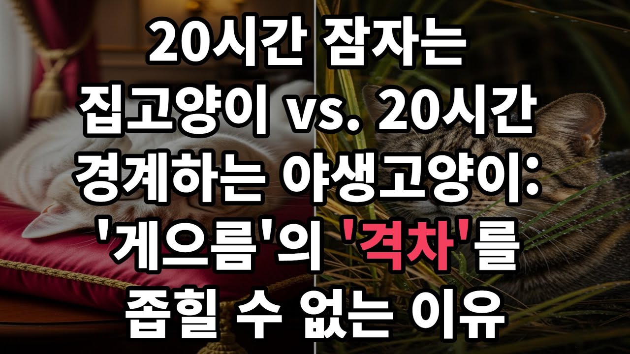 집고양이 vs 야생고양이