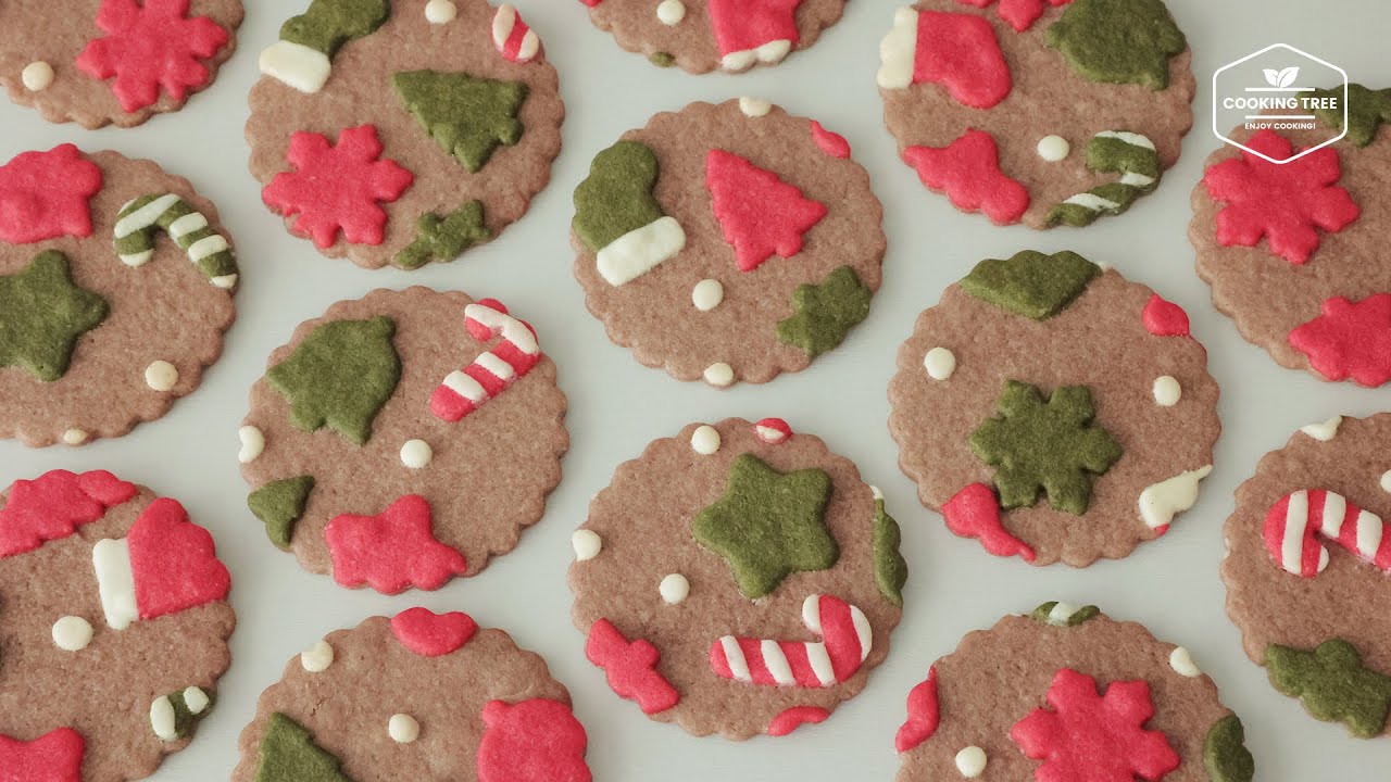 🎄크리스마스 버터 쿠키 만들기 : Christmas Butter Cookies Recipe | Cooking tree