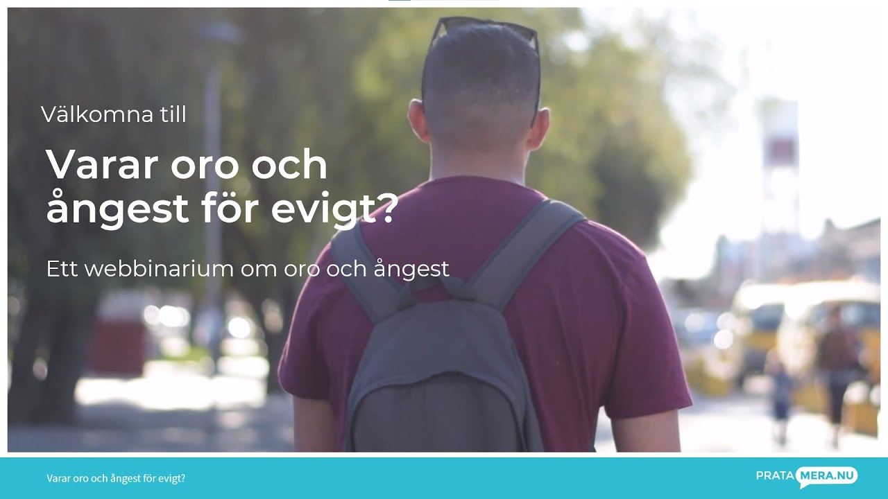 Föreläsning  - Kan man bli fri från oro och ångest?