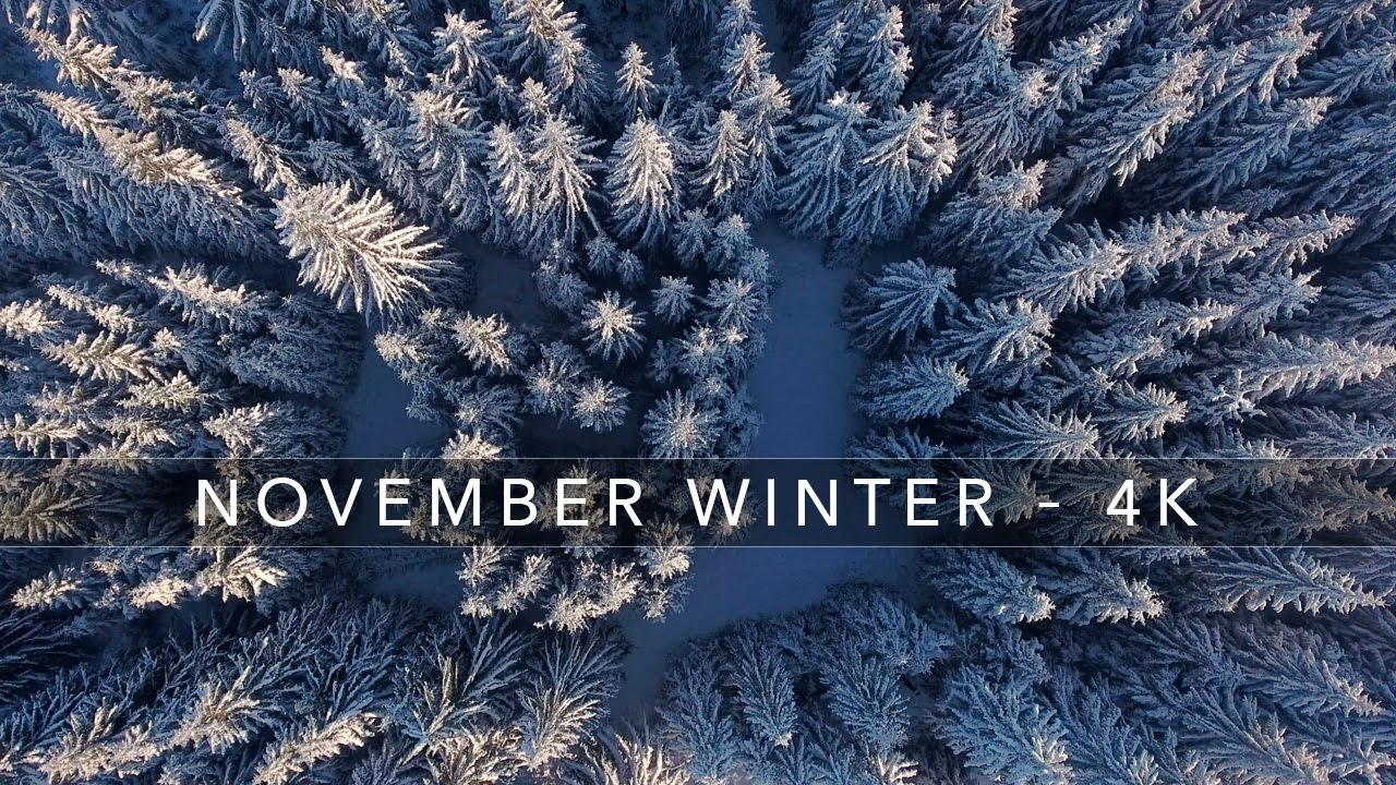 NOVEMBER WINTER 4K | DJI Phantom 4 Drone | Thüringer Wald 2016