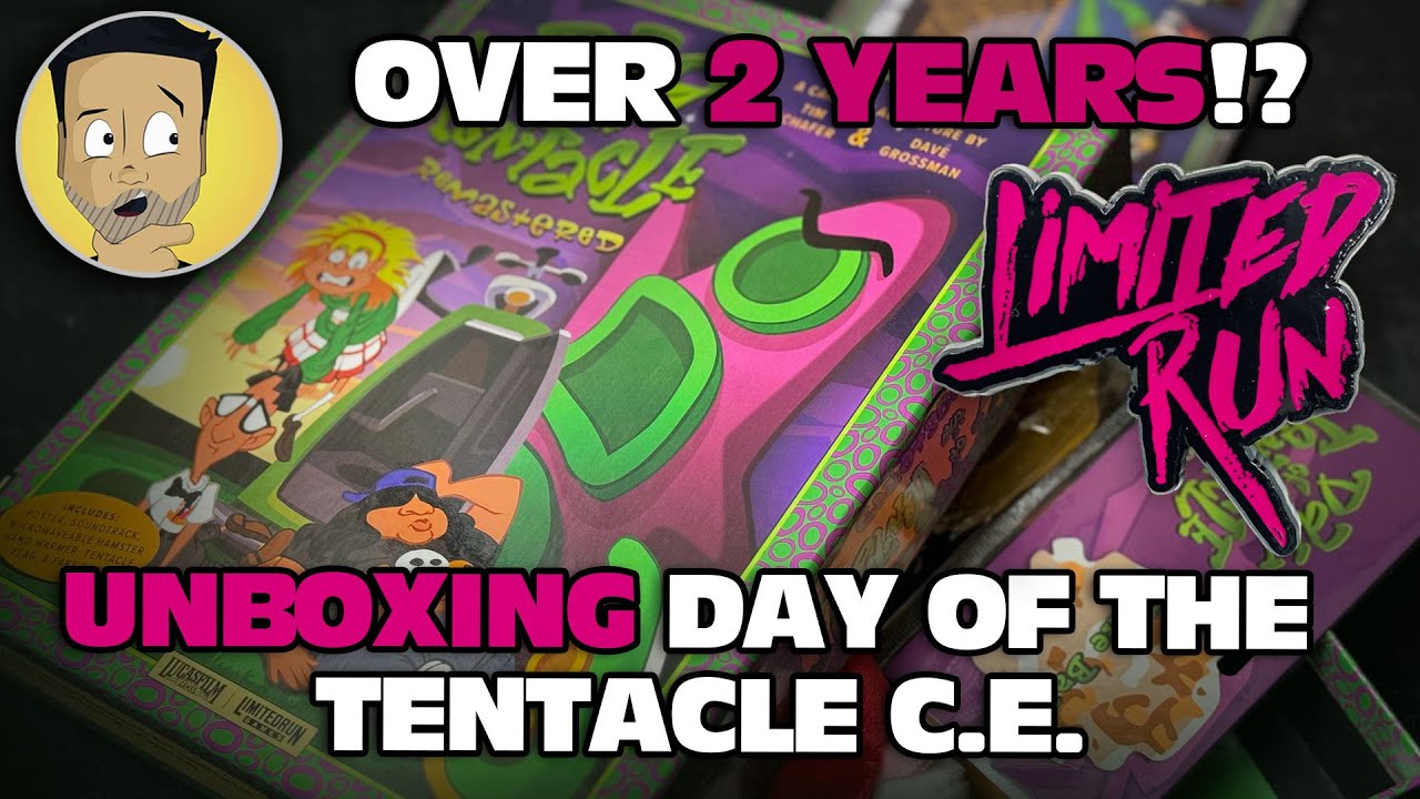 2 Years For This?! Day Of The Tentacle Unboxing Collectors Edition Limited Runs Games Review