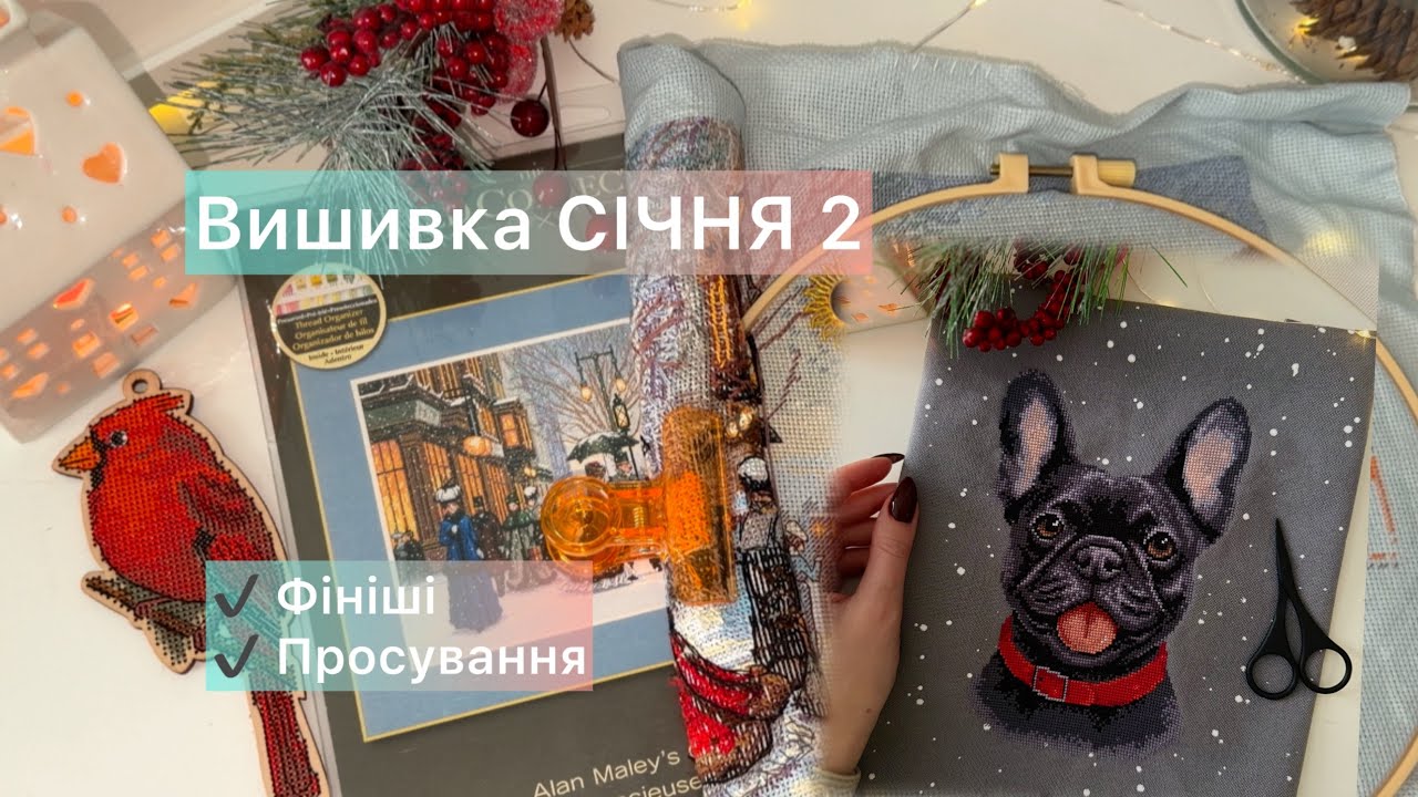 63. Вишивка Січня-2❄️ Фініш, Старт ❄️ Повітруля, Dimensions, Сузірʼя єдинорога 🌸 #вышивкакрестиком 