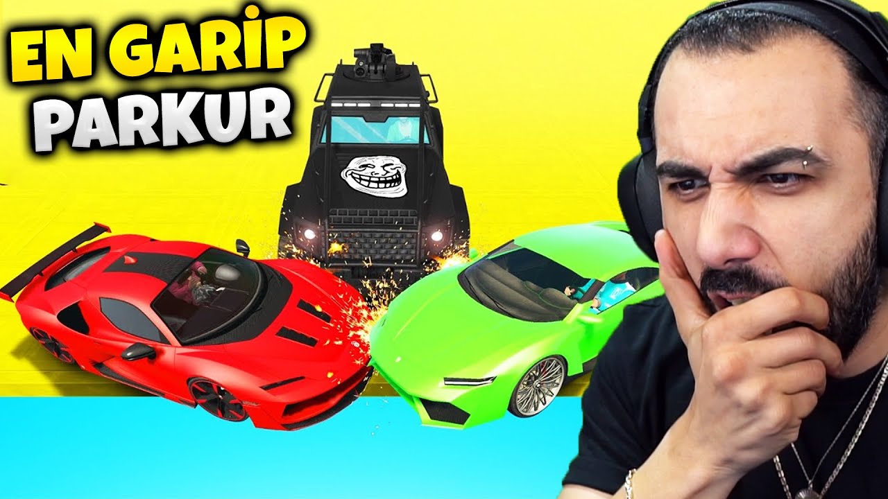 DÜNYANIN EN GARİP PARKURU!! YAZDIM ÇİZDİM KURGULADIM!! EKİPLE GTA 5 PARKUR | Barış Can