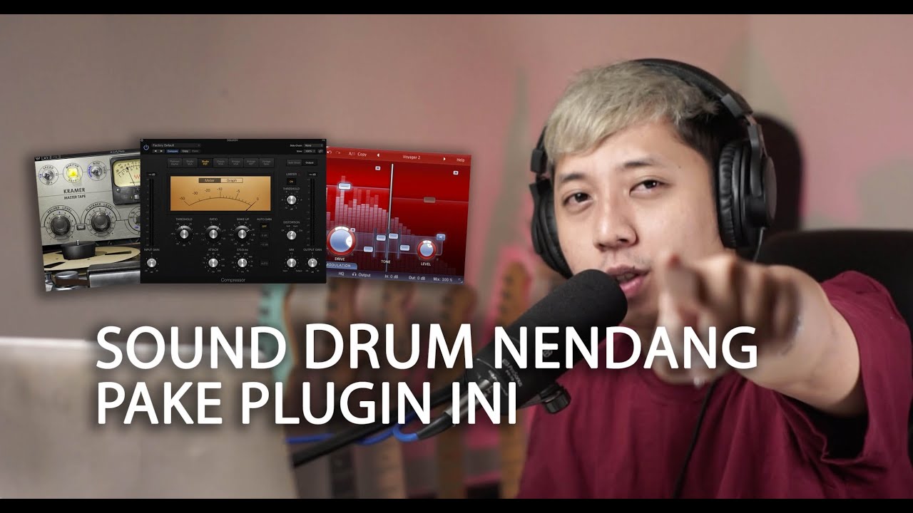 Mixing Drum Cuma Pake 3 Plugin! #Processing | Music Production