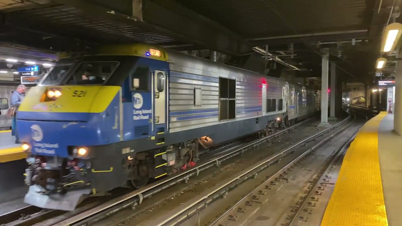 MTA Long Island Rail Road EMD DM30AC Dual-Mode Trains in Electric Mode @ New York Penn Station