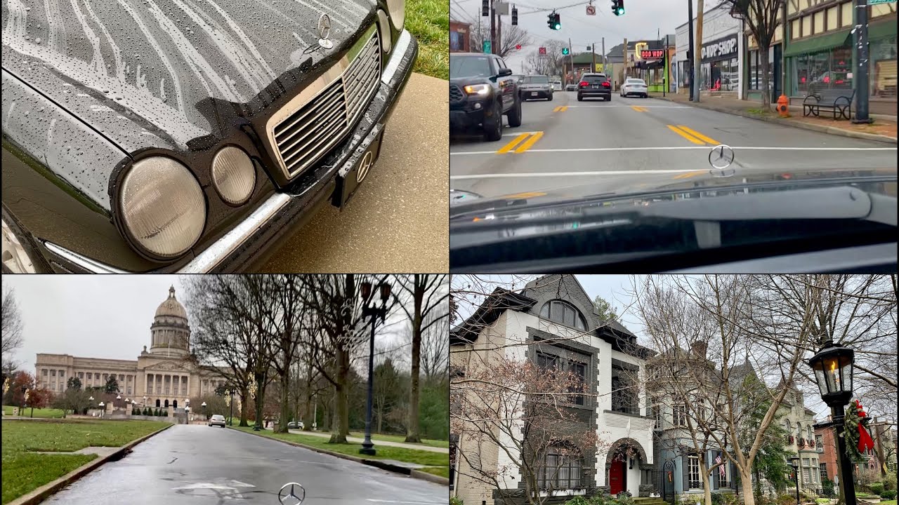 1999 Mercedes E300 Turbodiesel Cold Start and Driving Tour — Louisville, Kentucky