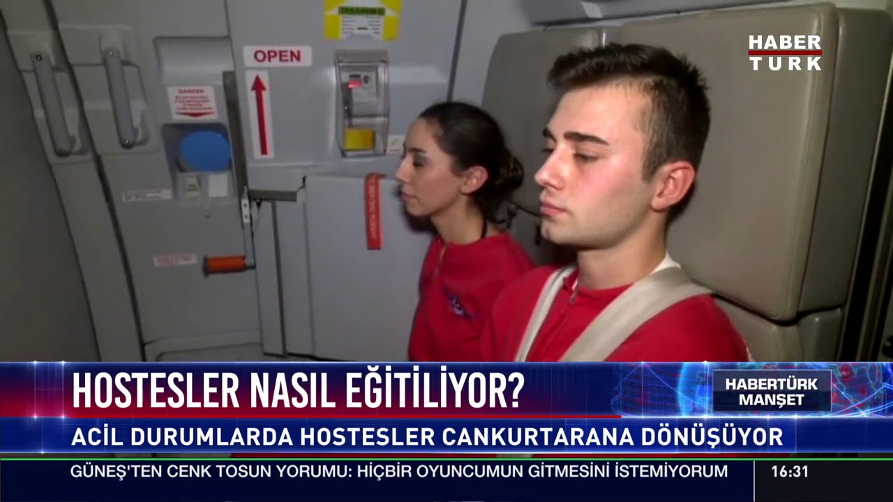 Hostesler nasıl eğitiliyor?