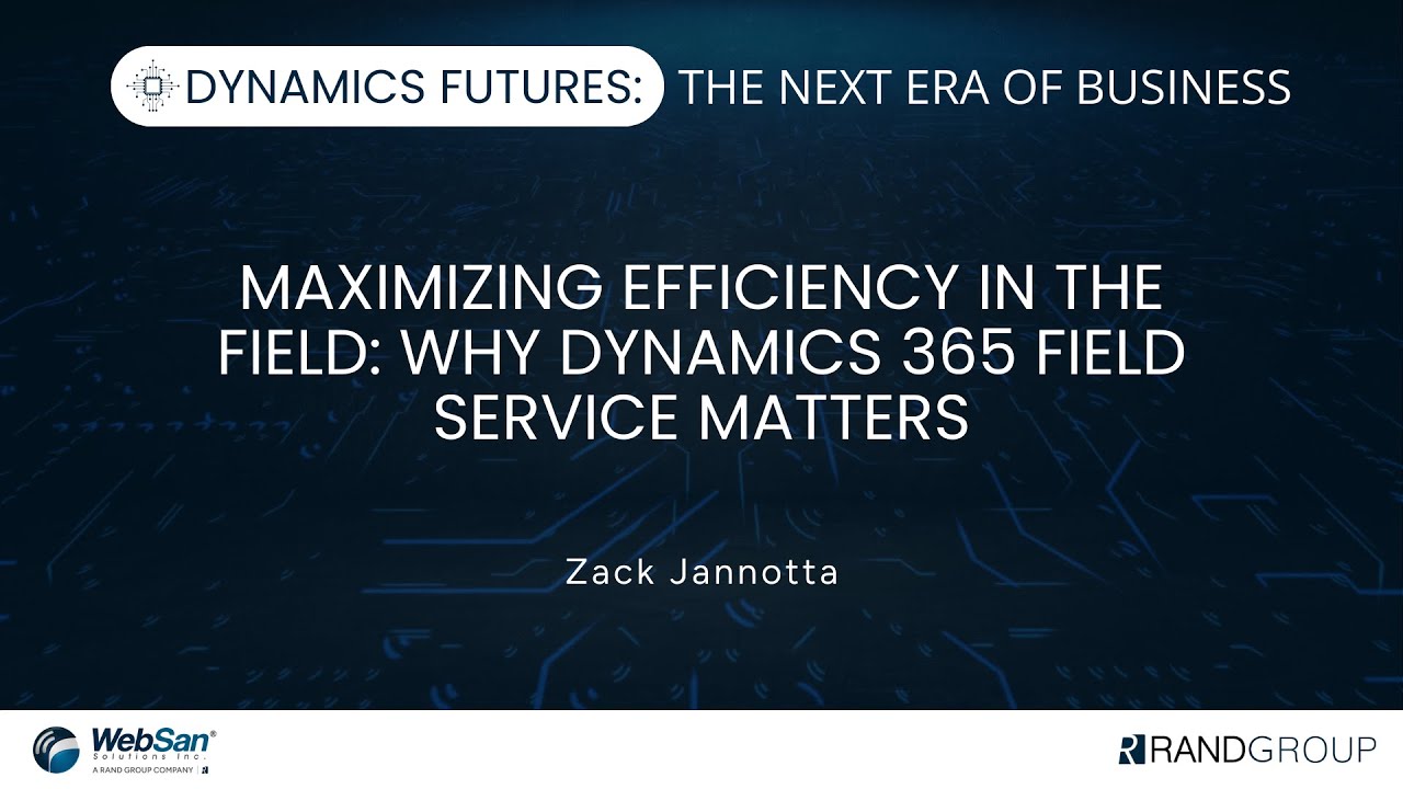 Dynamics Futures — Максимизация эффективности в полевых условиях: почему Dynamics 365 Field Servi...