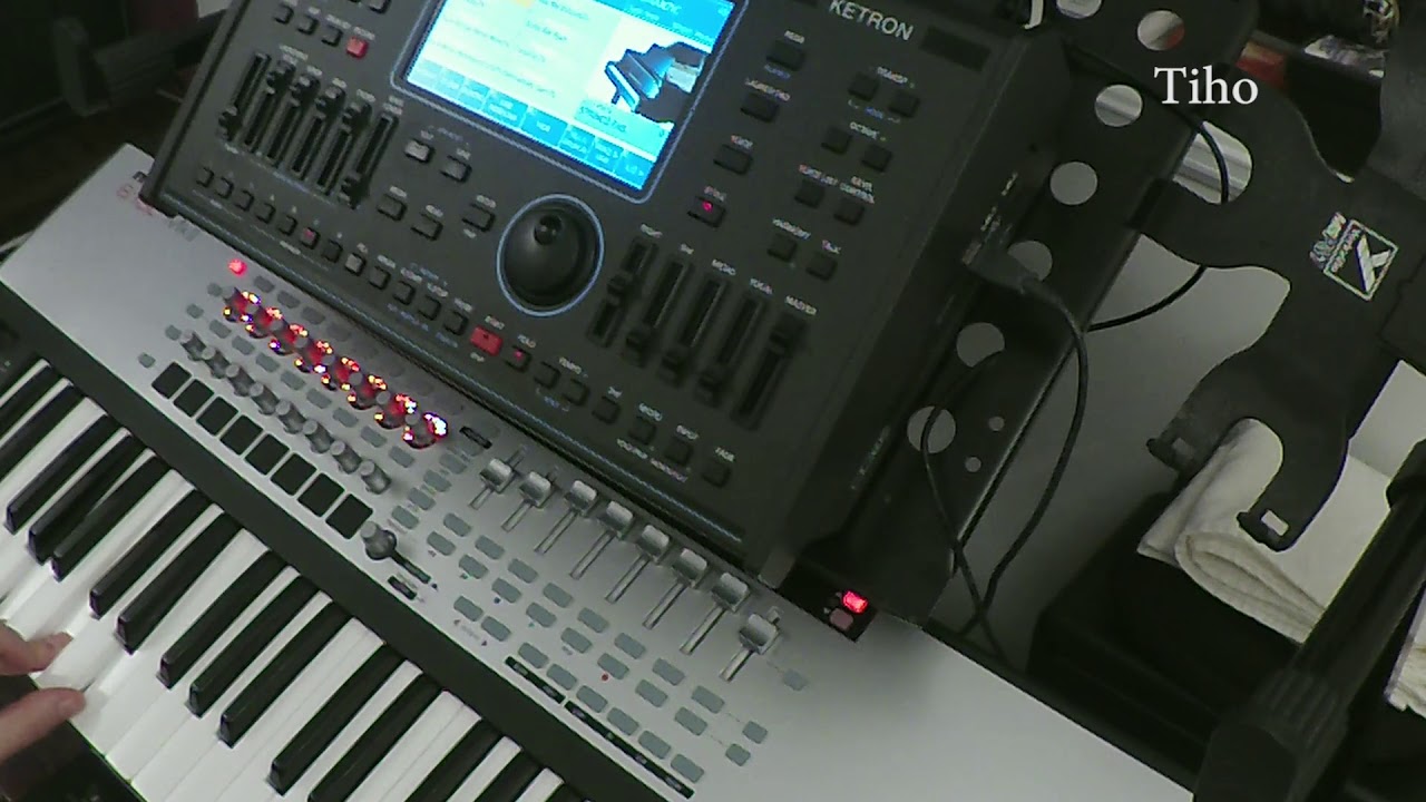 Ketron SD90  - Cubase - Studio MIDI Recording - English