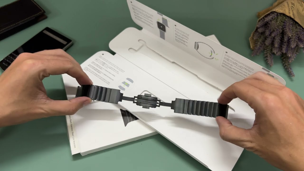 Dây Apple Watch Link Bracelet Black cực đẹp | Dây đắt nhất do Apple thiết kế và sản xuất