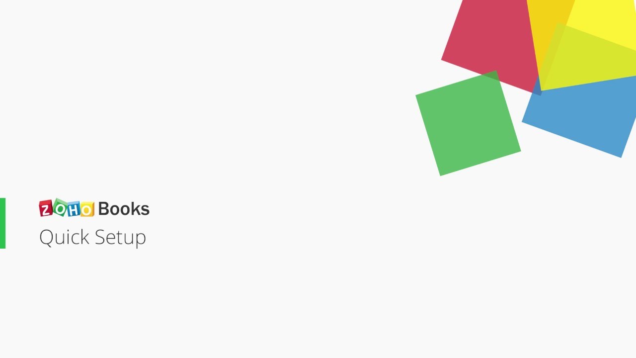 Setting Up Zoho Books