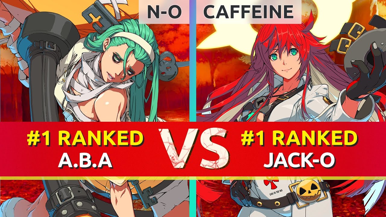 GGST ▰ N-O (#1 Ranked A.B.A) vs CAFFEINE (#1 Ranked Jack-O). High Level Gameplay