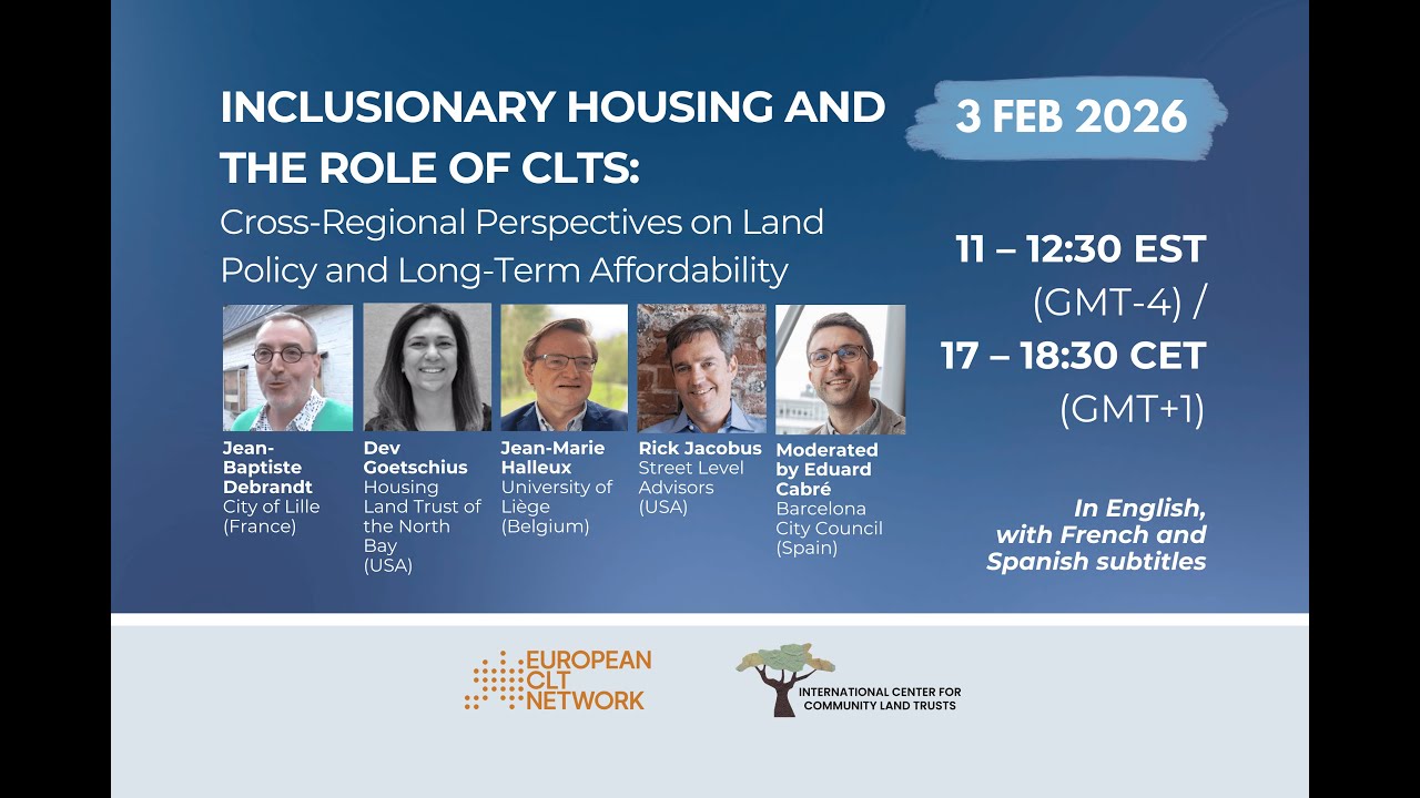 Inclusionary Housing and CLTs: Regional Perspectives on Land Policy and Long-Term Affordability