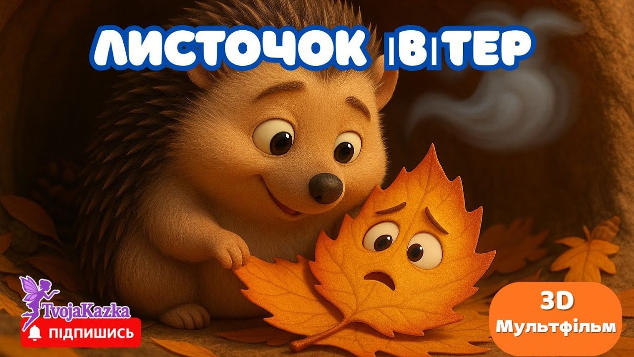 🍂 Як листочок шукав дерево — казка про зміни | TvojaKazka