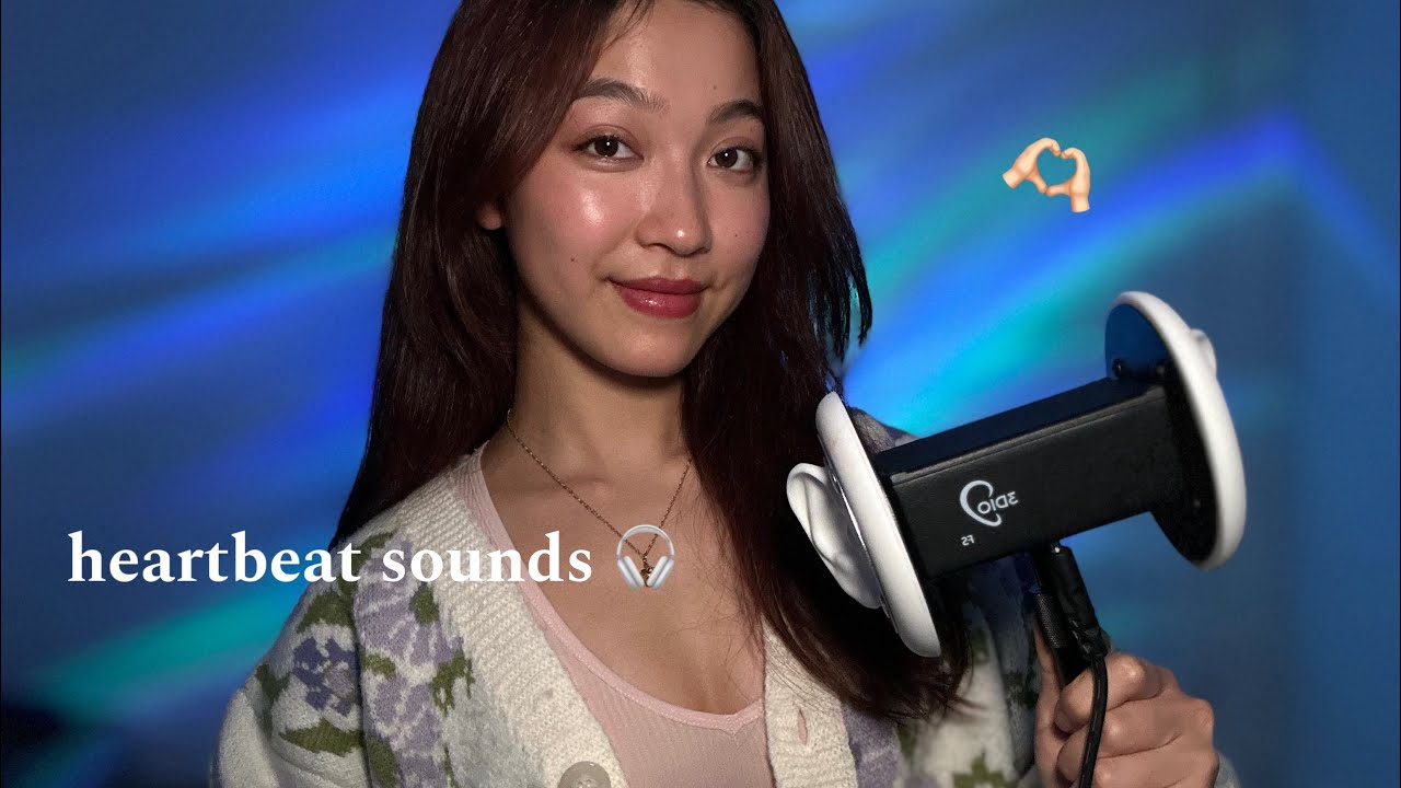 ASMR 30 MINUTES OF HEARTBEAT SOUNDS For Relaxation 💗 Listen To My Heart !! 👀
