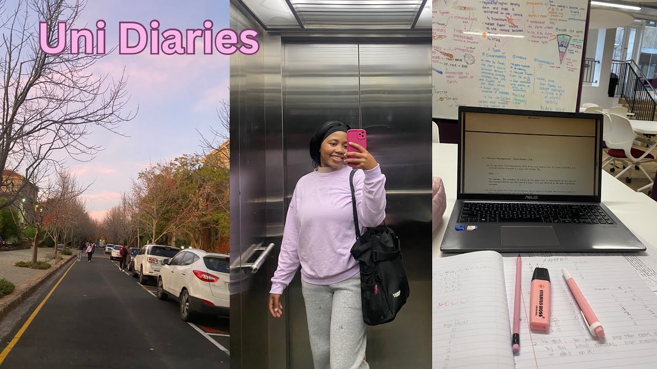 UCT Uni final year diaries | Exams | productive days | Study Vlog | computer science student
