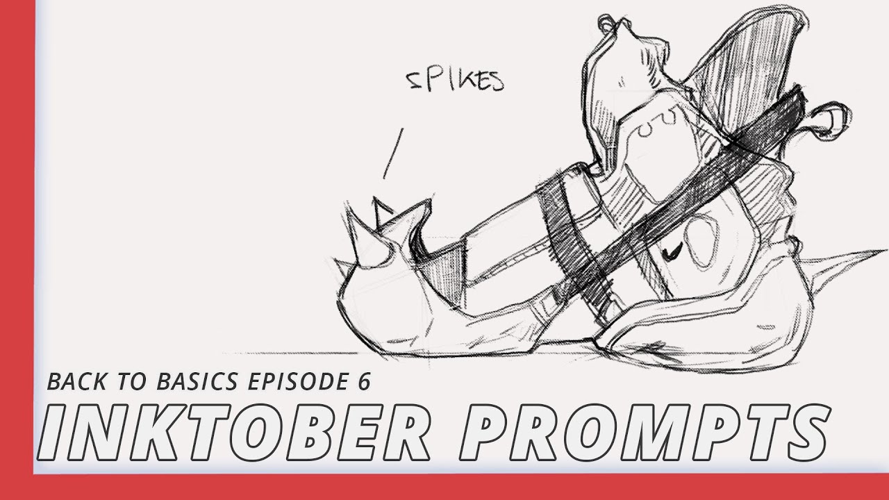 Back to Basics Day 6 - Designing some inktober boots!
