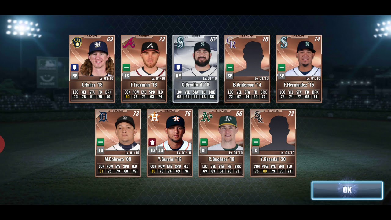 Mlb 9 innings! Tons of diamonds! Grade increase!