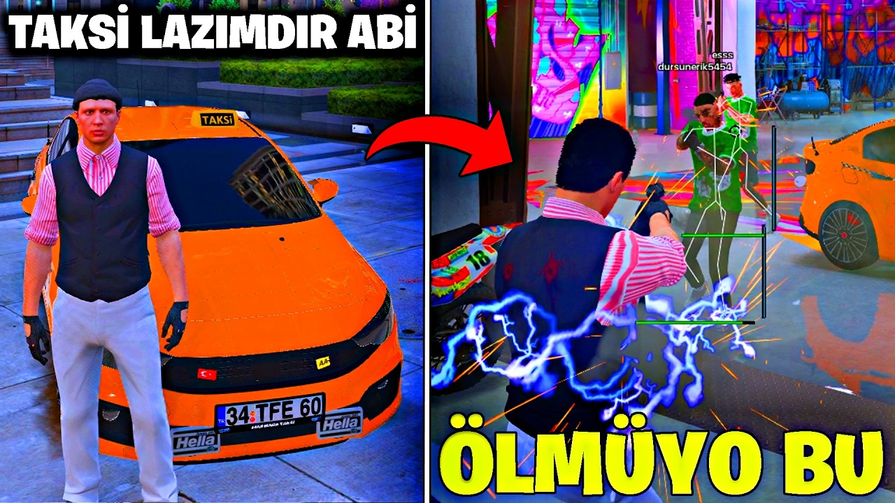 FiveM Hile İle Taksici OLUP TROLLEDİM! (Fivem Hile Troll)