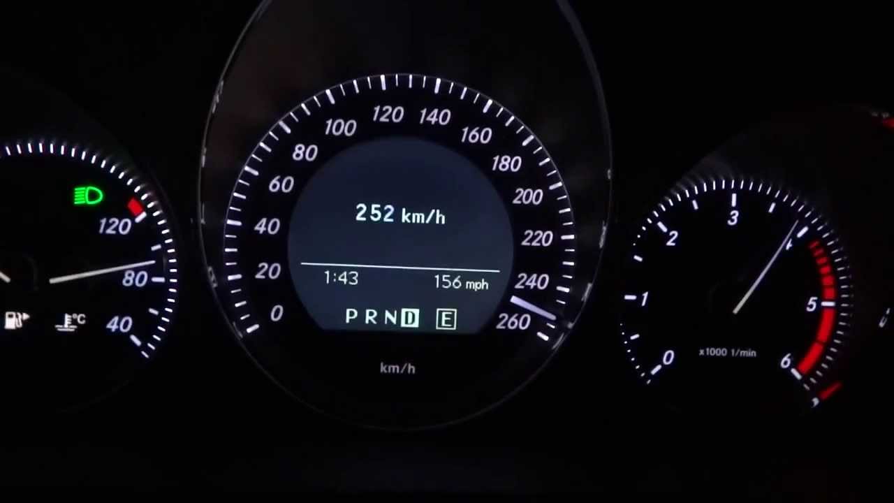 C 350 CDI (231 PS) 0-250 km/h