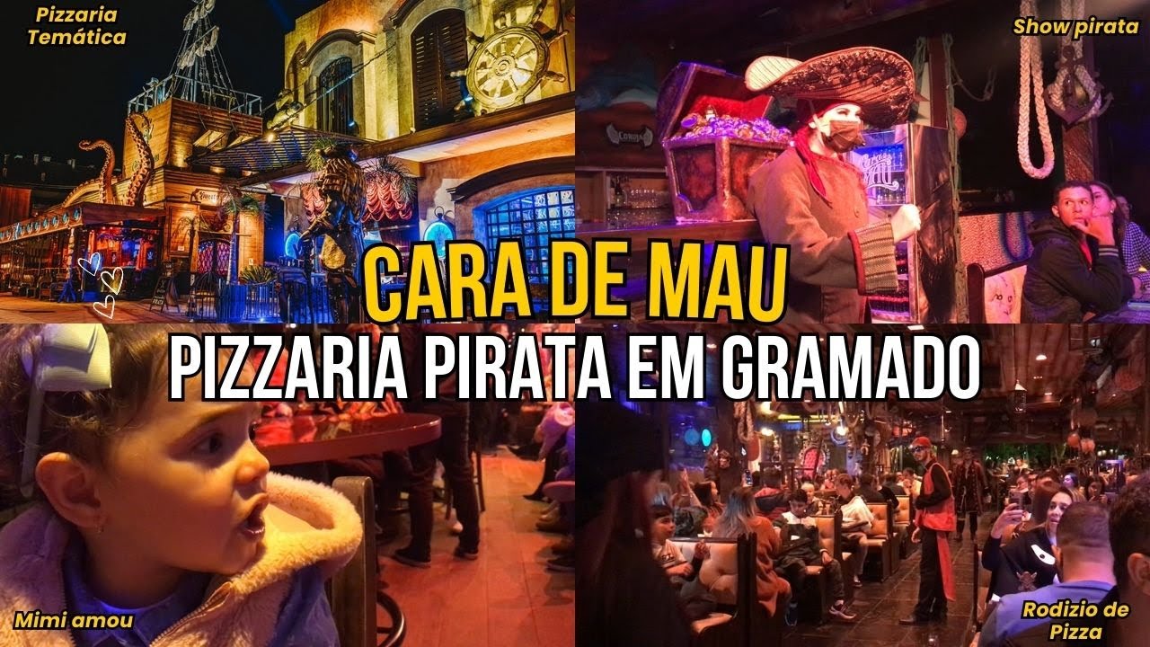 CARA DE MAU: A PIZZARIA PIRATA MAIS FAMOSA DE GRAMADO! ⚓🍕