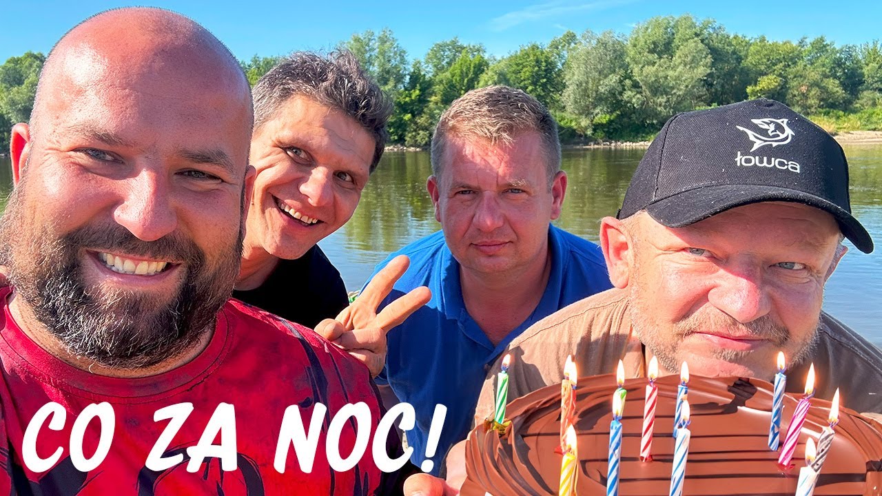 Wędkarstwo i noc nad Wisłą przy niskim stanie wody, urodziny Jurka na dzikiej wyspie i wraca Szajba