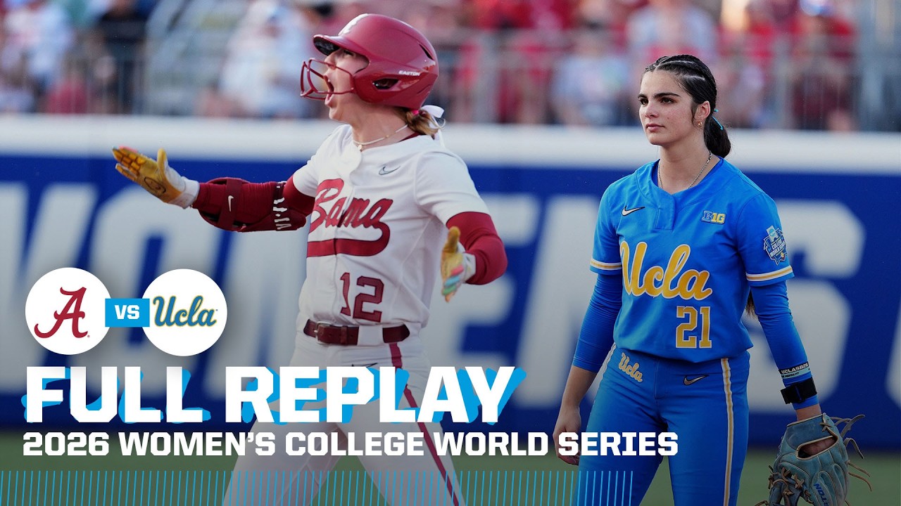 Alabama vs. UCLA: 2026 Women's College World Series | FULL REPLAY