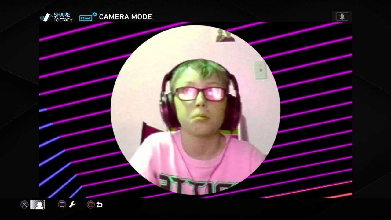 How to use your face cam on ps4 in share factory
