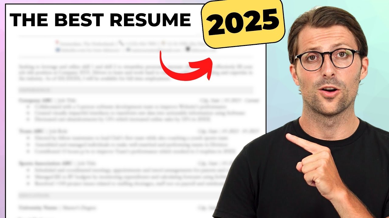 Лучшее резюме 2025 года