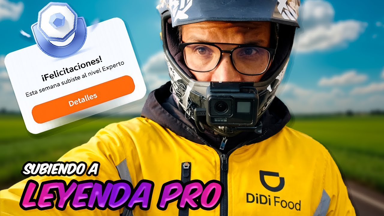Subí al nivel EXPERTO en Didi Food 😱 | Camino a Leyenda PRO 🚴‍♂️💰