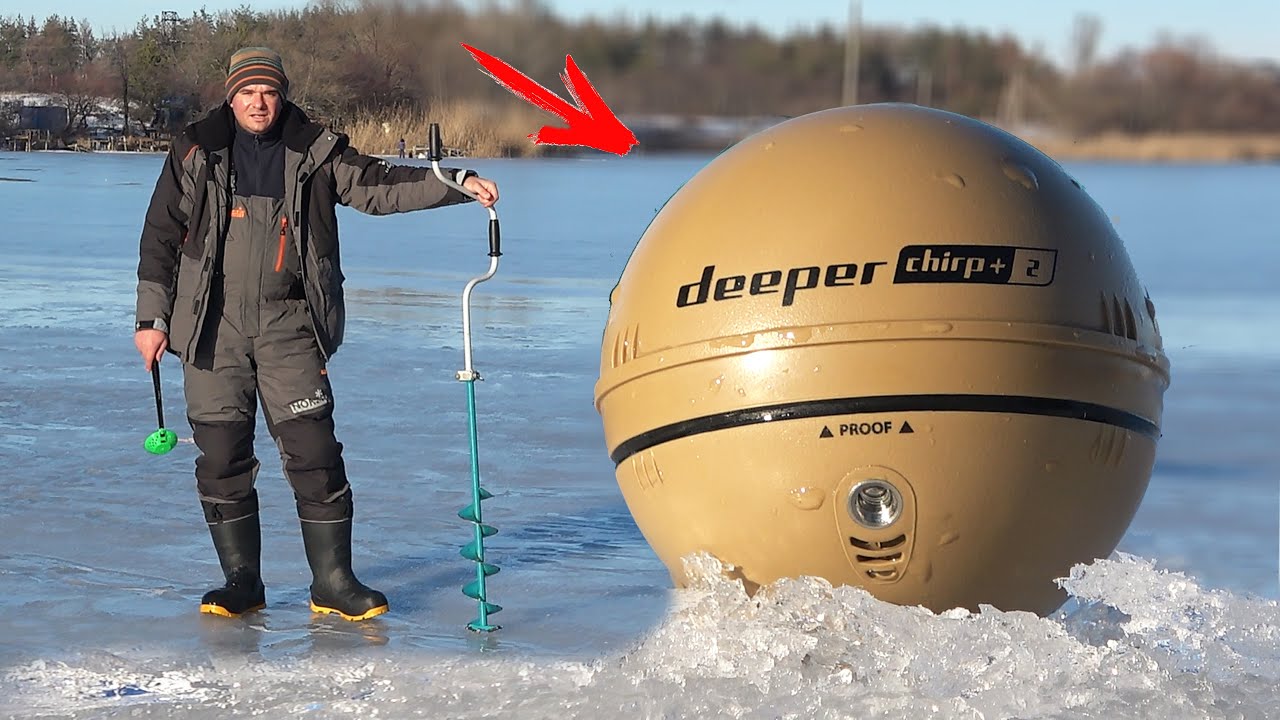 КАК НАЙТИ 100 РЫБ в ЛУНКЕ!!? Рыбалка ЗИМОЙ с Эхолотом DEEPER CHIRP+2 на реке Северский Донец