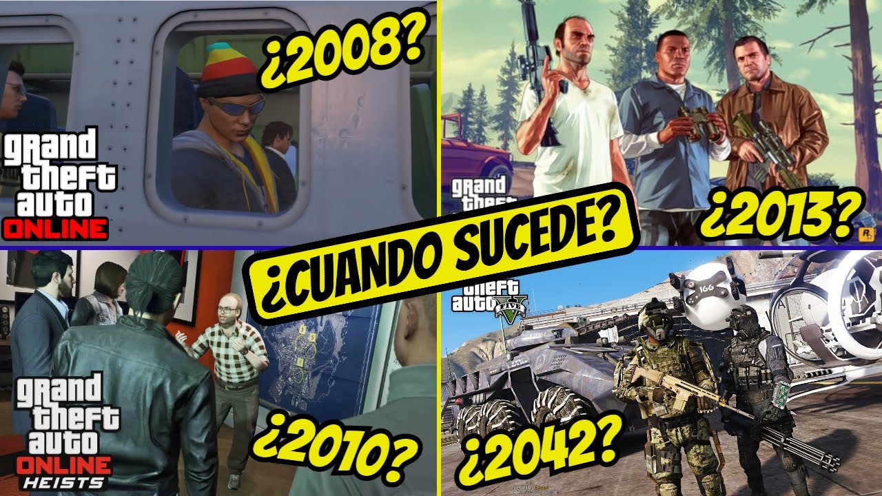 ¿GTA ONLINE SUCEDE ANTES O DESPUES DE GTA 5? !RESPUESTA DEFINITIVA!