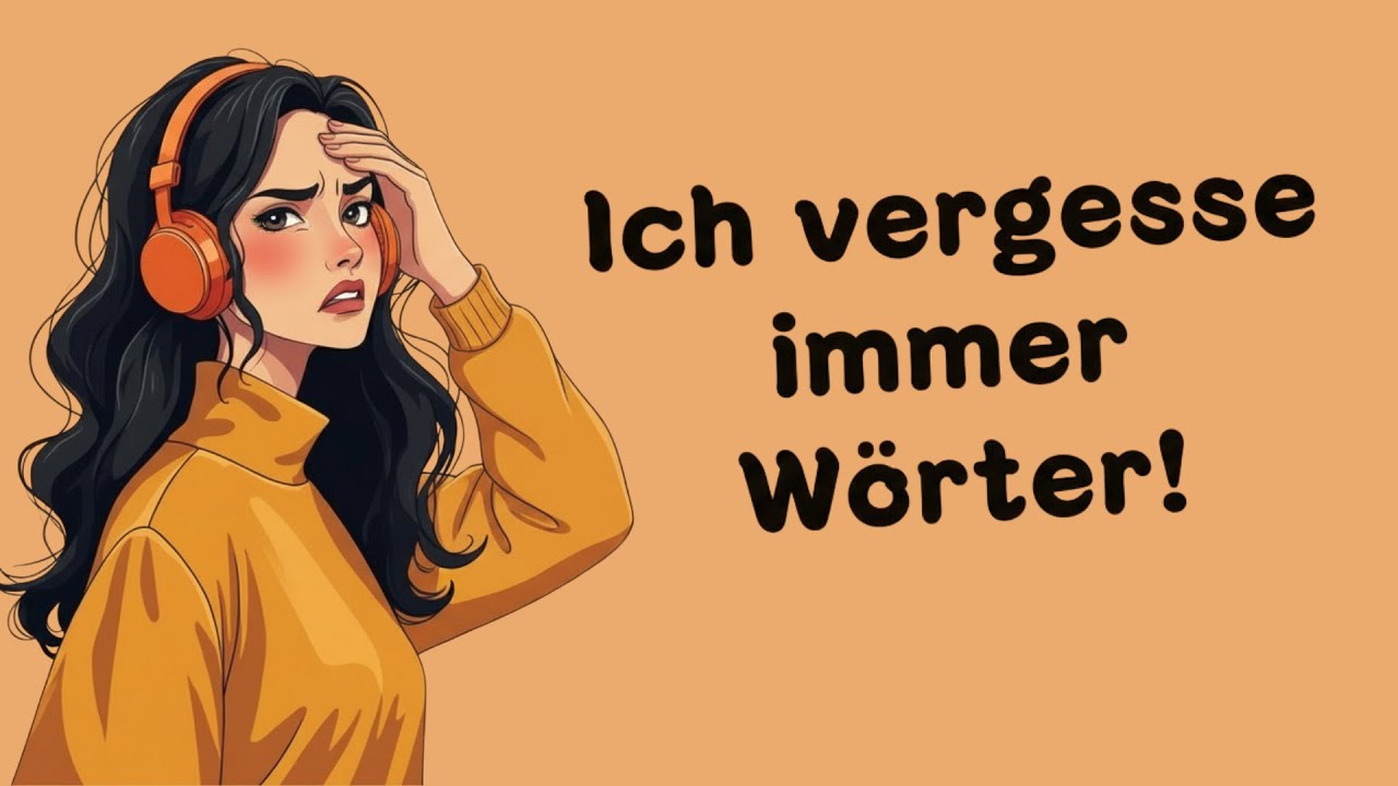 Warum vergisst du deutsche Vokabeln so schnell? 7 Methoden die WIRKLICH helfen | Deutsch Hören