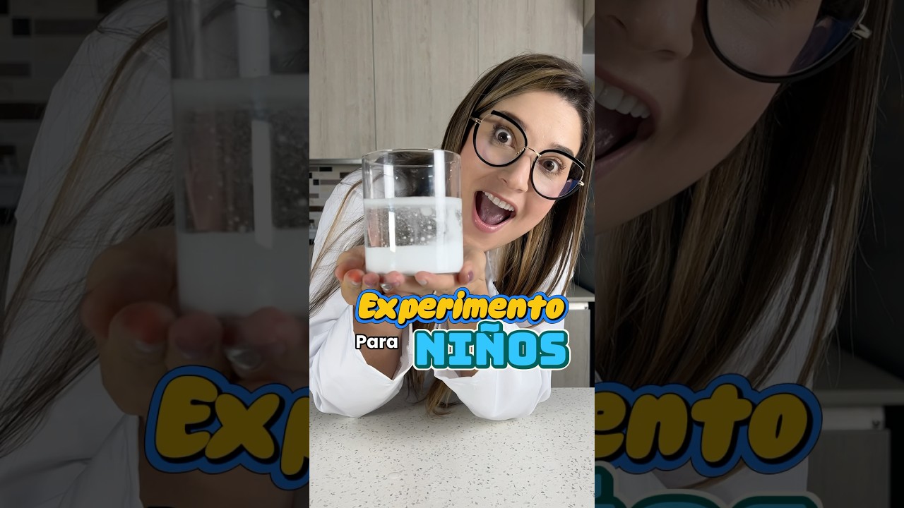 Experimento para ni&ntilde;os &ldquo;tormenta de nieve&rdquo;