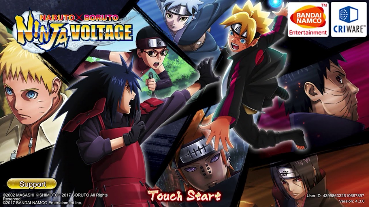Naruto x Boruto Ninja Voltage: MAIN MENU Song