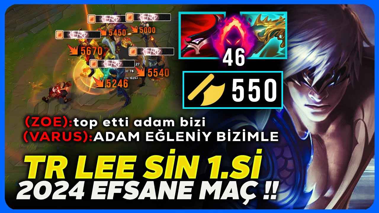2024 YILININ EN İYİ LEE SİN VİDEOSU !! EFSANE BİR OYUN TEK ATAN LEE SİN !! | Ogün Demirci