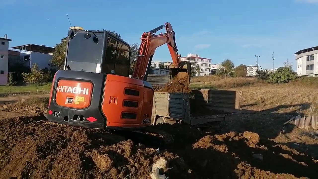 Hitachi Zaxis 65 USB yi çalışırken görüntüledim..