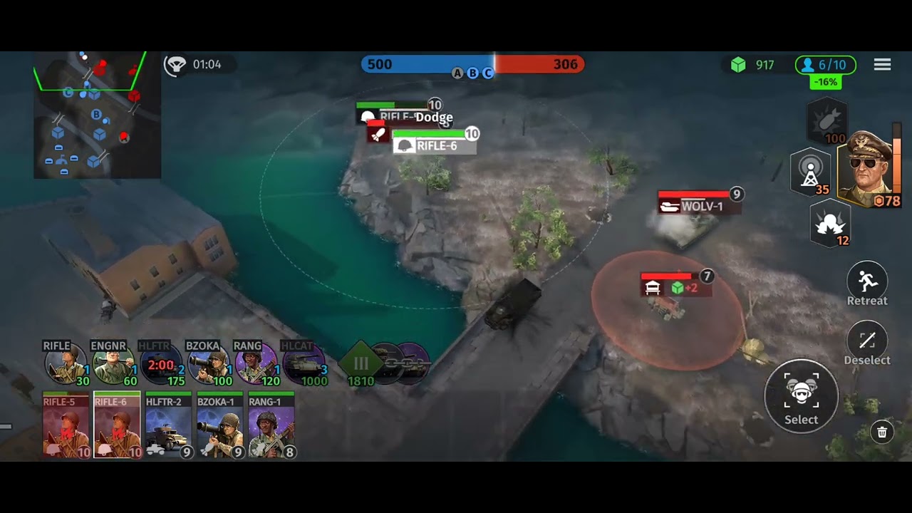 Great Map Control & Suppression By The Halftrack! World War Armies RTS. USA vs USA.