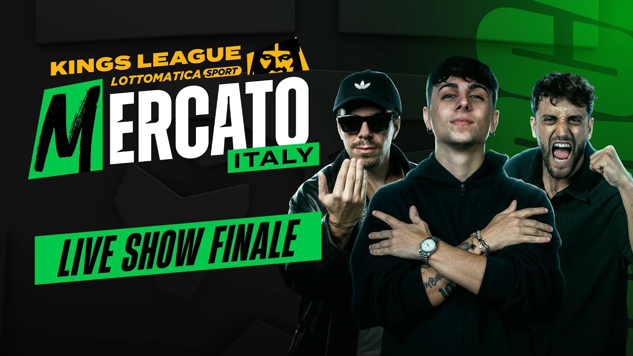 🇮🇹 🔥 KINGS LEAGUE LOTTOMATICA.SPORT ITALY – LIVE SHOW FINALE - MERCATO 2026 IN DIRETTA!