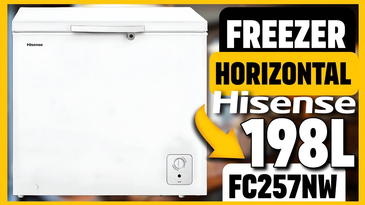 TUDO SOBRE FREEZER HORIZONTAL HISENSE 198 FC257NW Defrost,1 Porta / Review, avaliação e comentátios