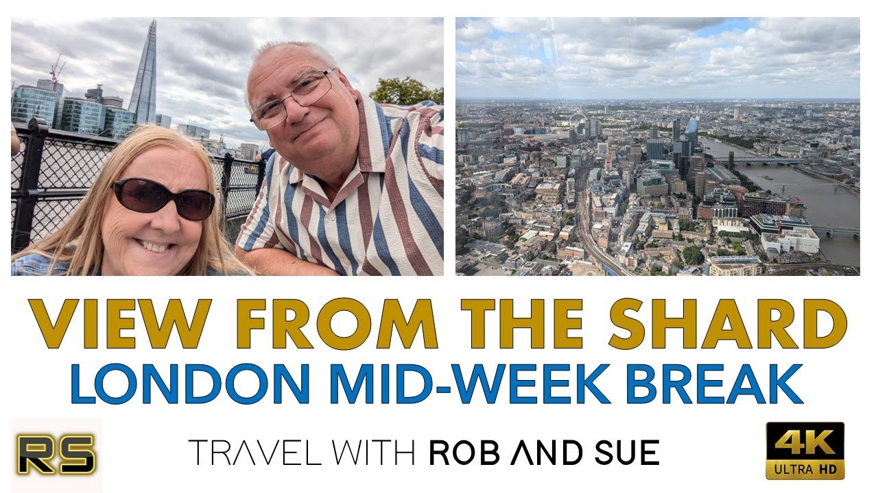 VIEW FROM THE SHARD | 1000FT OVER LONDON ENGLAND!