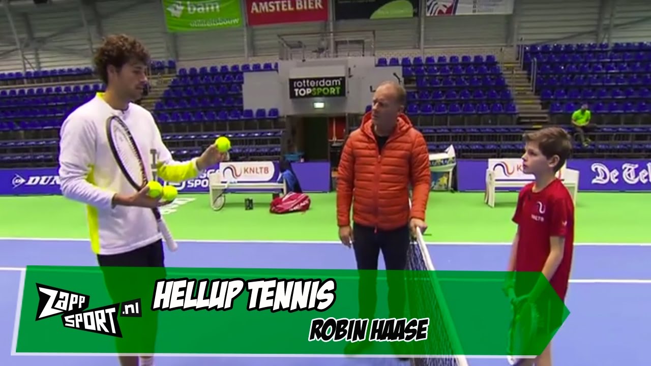 HELLUP! Tennis met Robin Haase | ZAPPSPORT