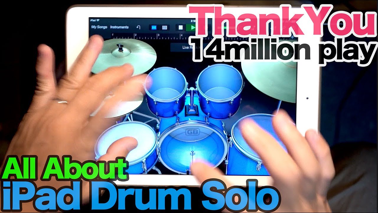 Thank you!! 14million play & 44000 subscribers iPad Drum Solo