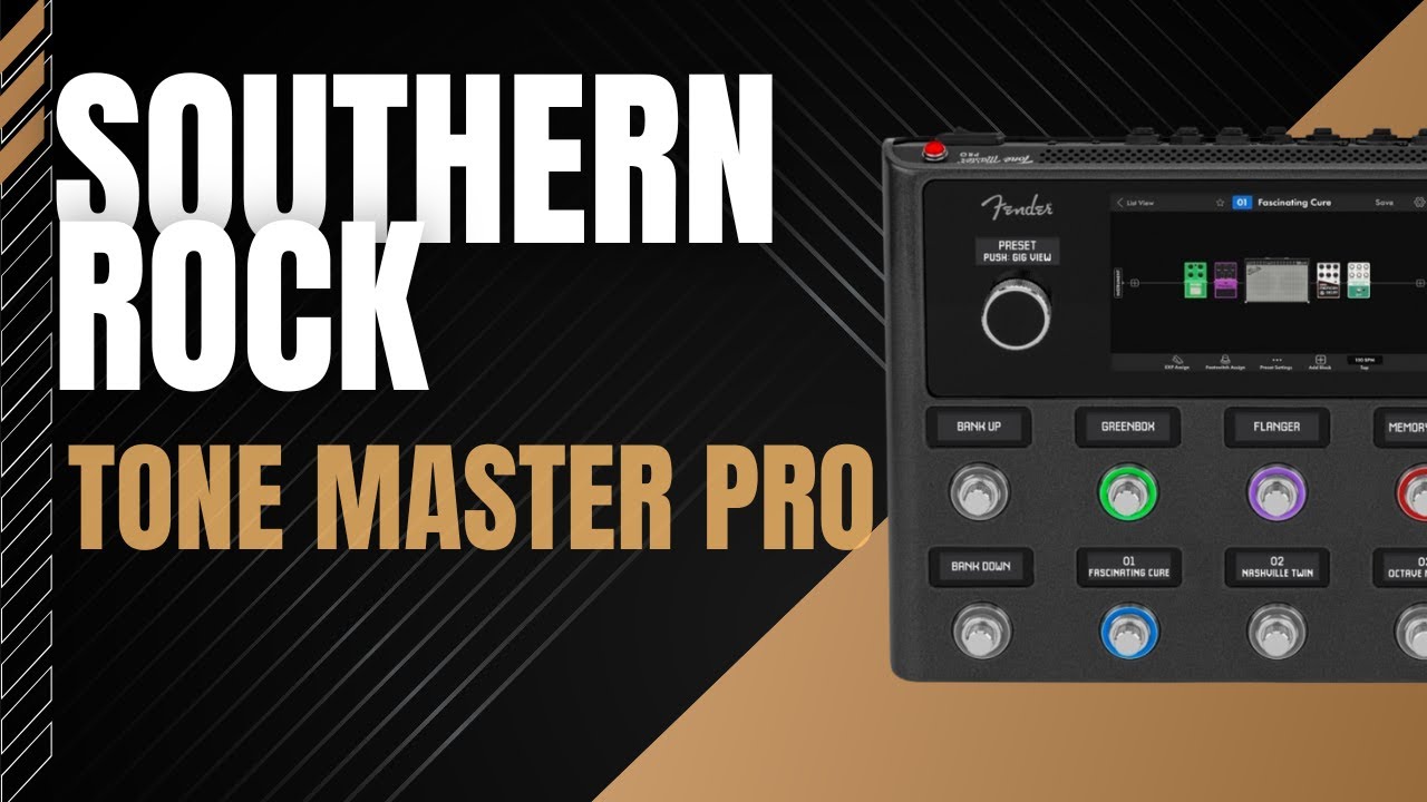 This is my favorite Souther Rock Rig | Fender Tone Master Pro Rig Rundown