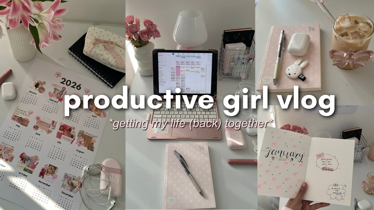 getting my life(back) together 🌱 lots of deep cleaning, productivity, + organizing my room!