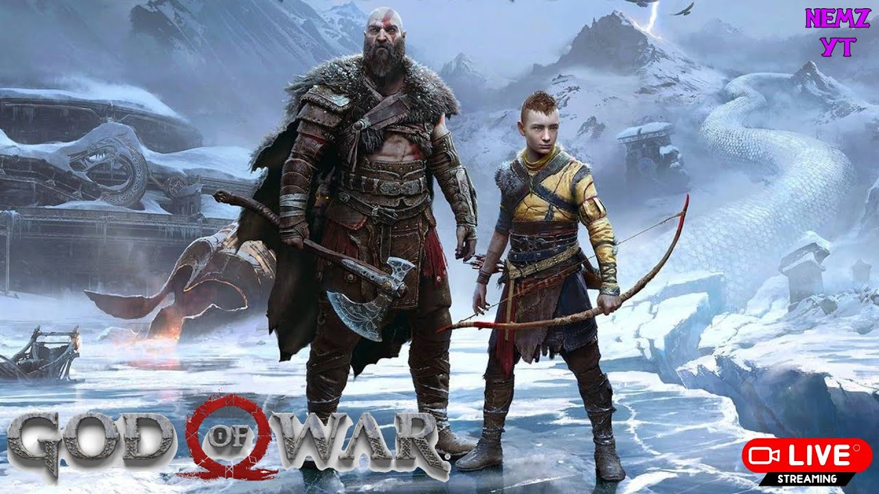 LIVE🔴: God of War 2018 Full Gameplay | Day 8 Nemz Yt PS4 PRO 4K