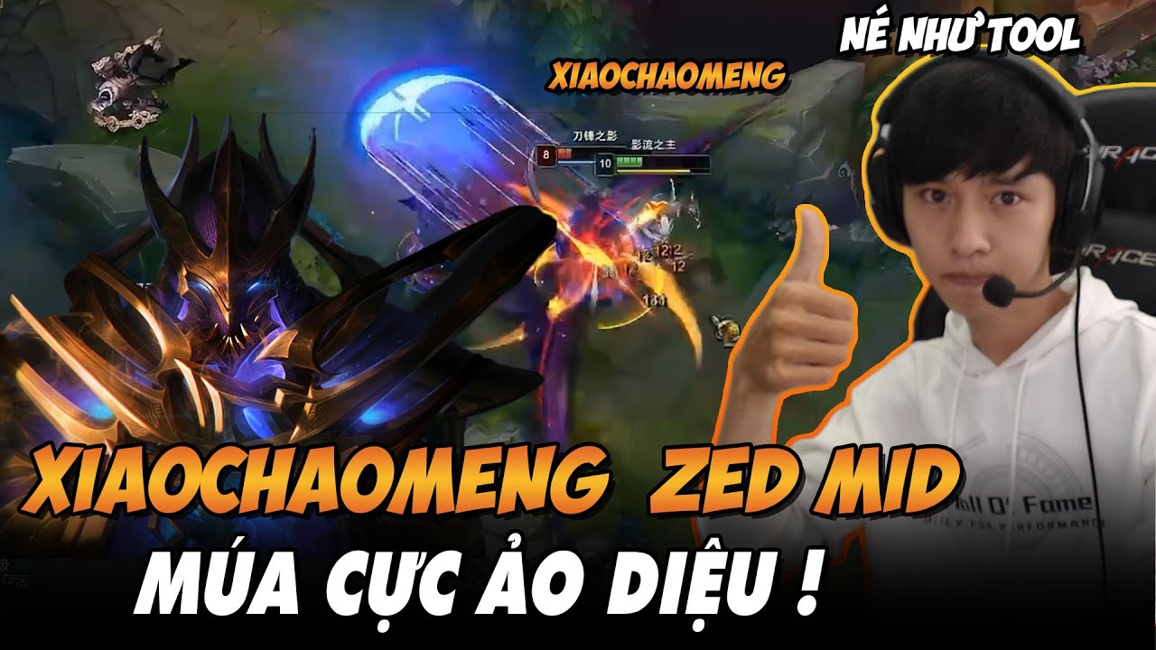 XIAOCHAOMENG ĐỔI GIÓ ĐI MID VỚI GIÁO ÁN ZED BIẾN ẢO GÁNH TEAM CỰC GẮT TRONG KÈO ĐẤU VỚI SYLAS