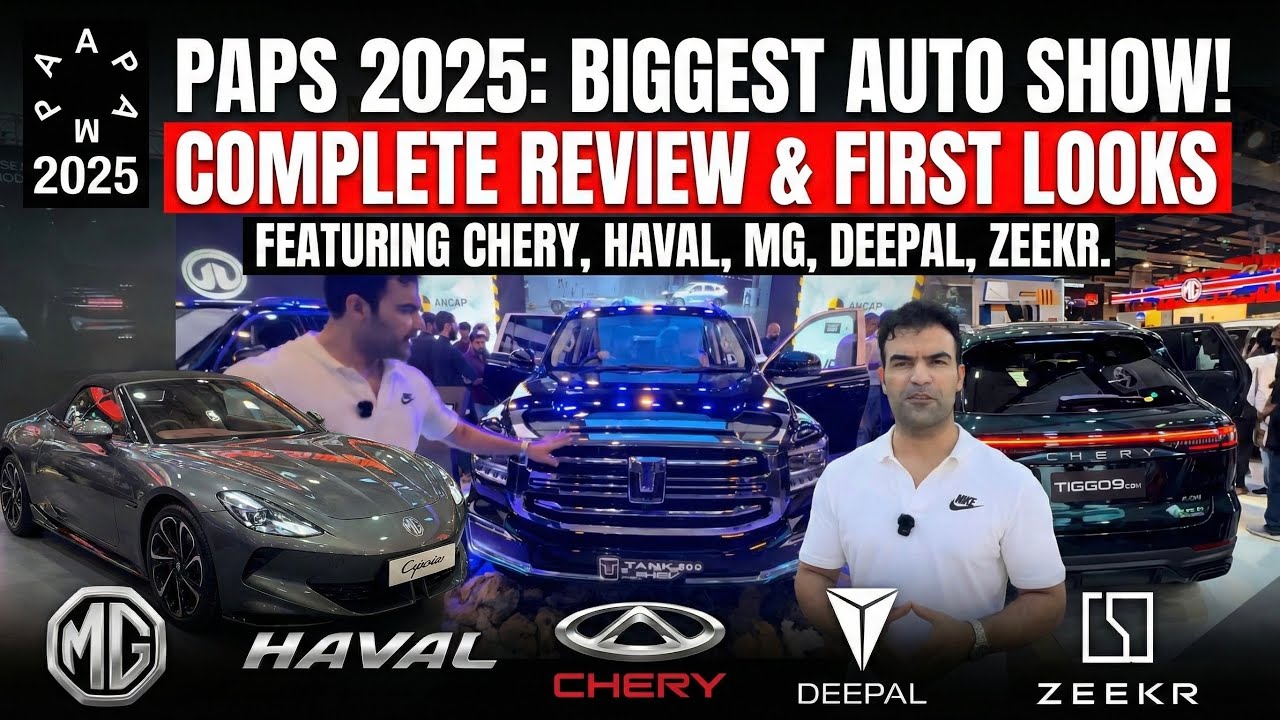 Pakistan Auto Show (PAPS 2025) | FULL Coverage| All Cars | Chery, Haval, MG, Deepal, Zeekr & More!