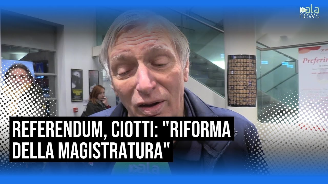 Referendum, don Ciotti: 